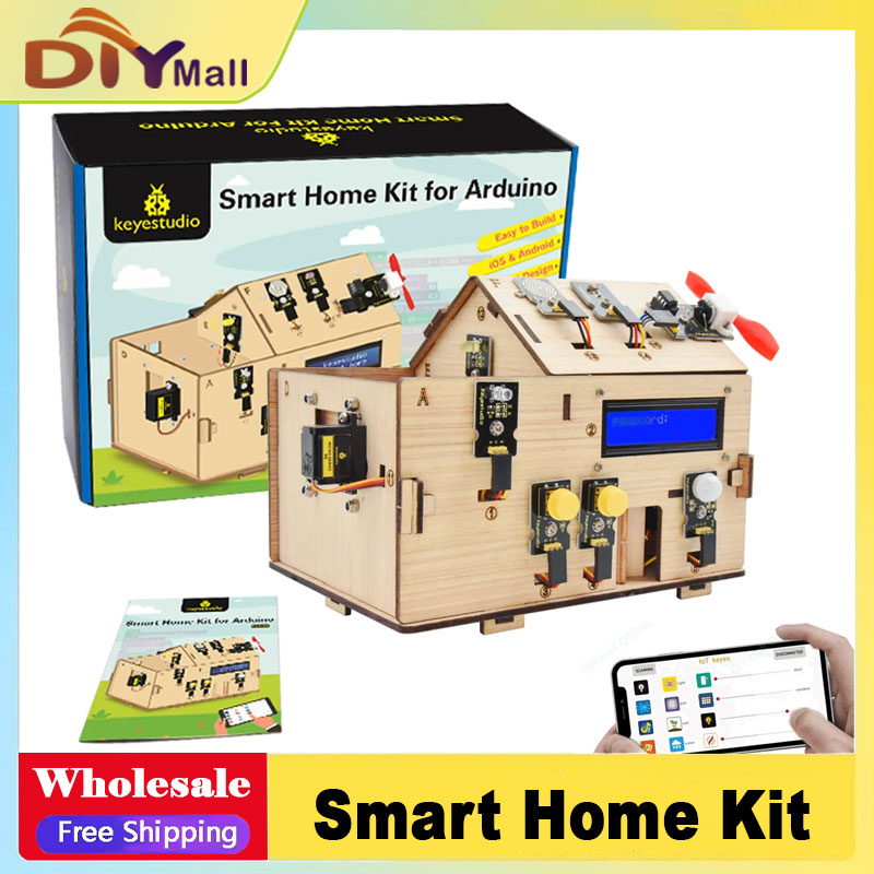 Smart Home Automation Diy - 키이스튜디오 스마트 IoT 홈 키트 플러스