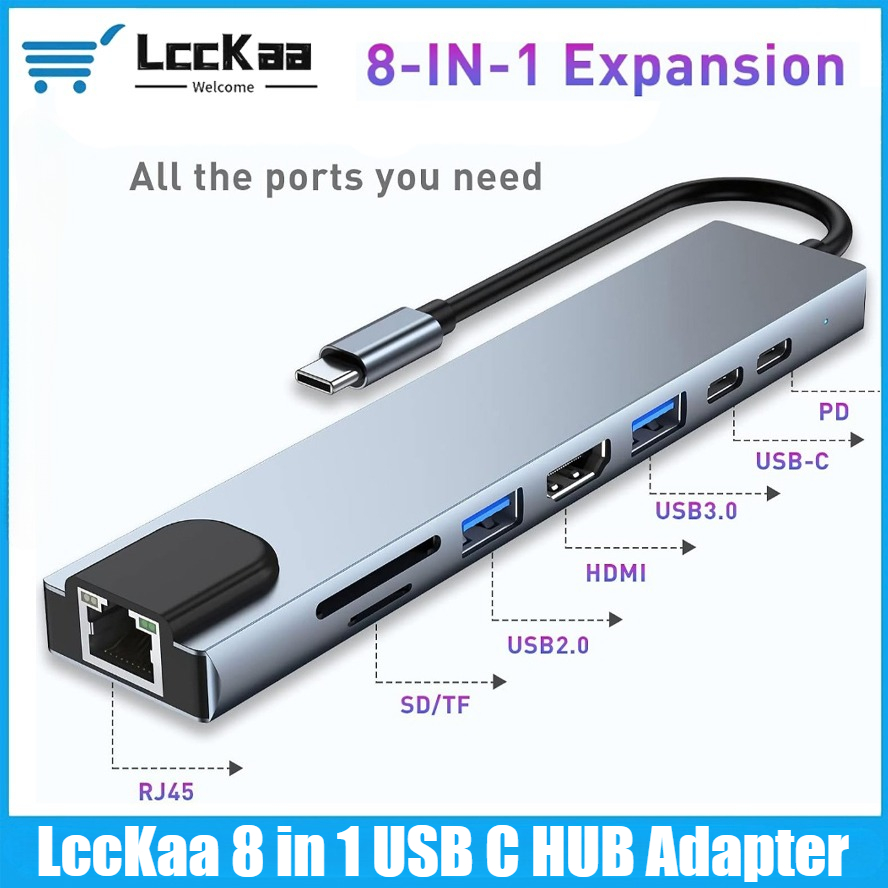 Home Assistant Sd - USB C 허브 8/7 in 1