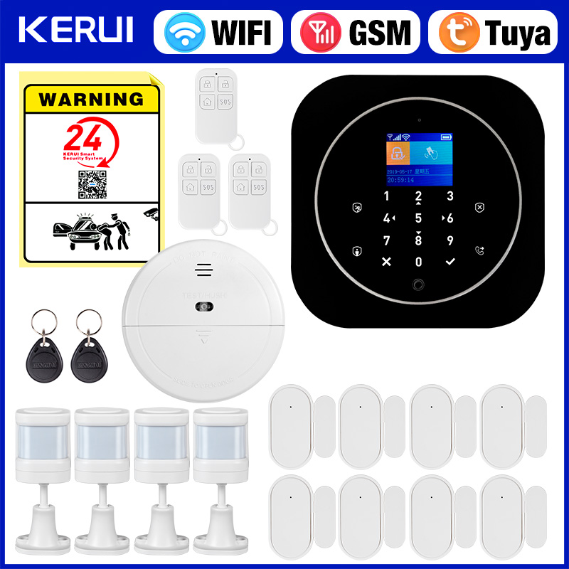 Smart Home Automation Diy - KERUI G12 무선 Tuya 홈 경보