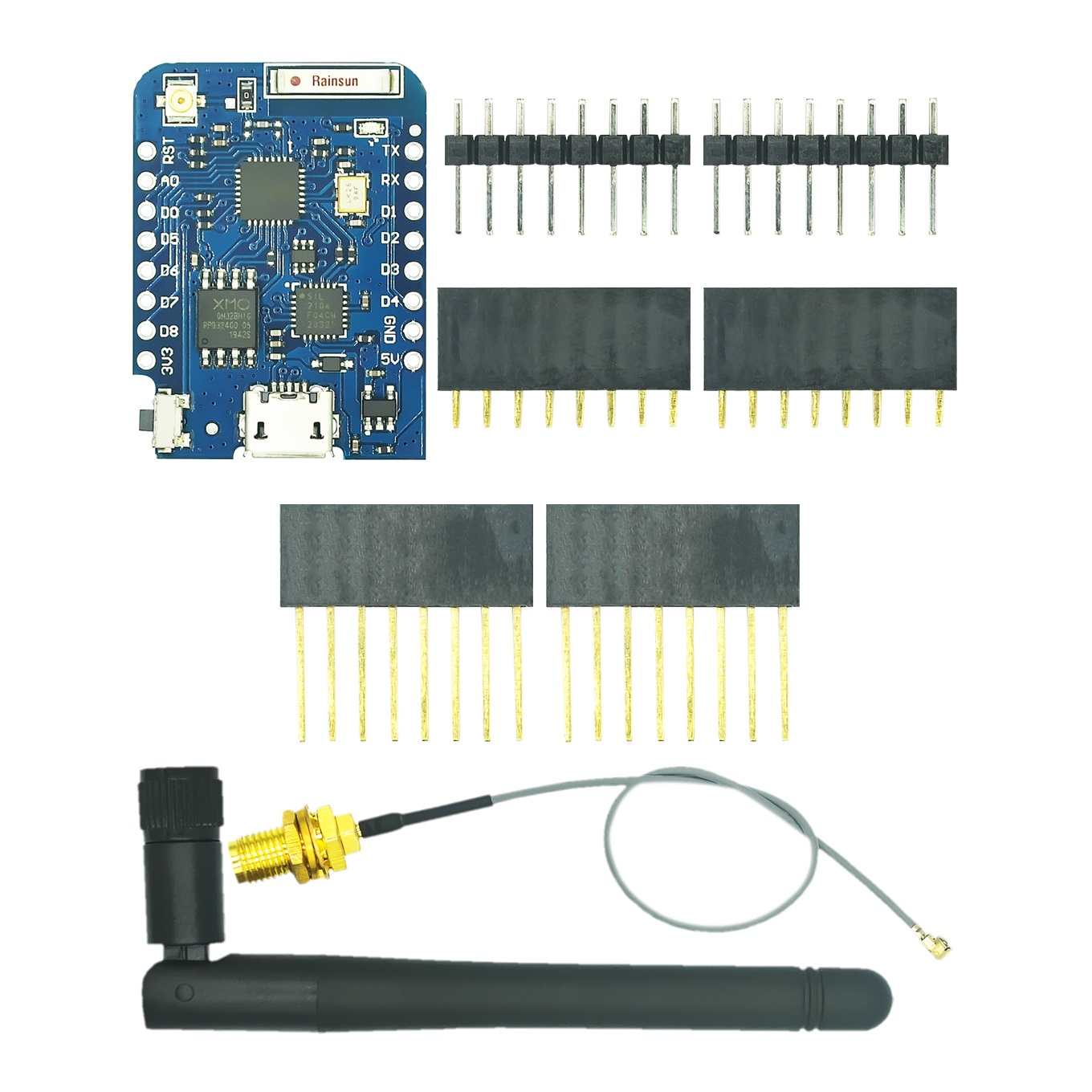 WEMOS D1 미니 프로 외부 안테나 커넥터, Nod - Esp8266 Nodemcu Board 리뷰 및 가격