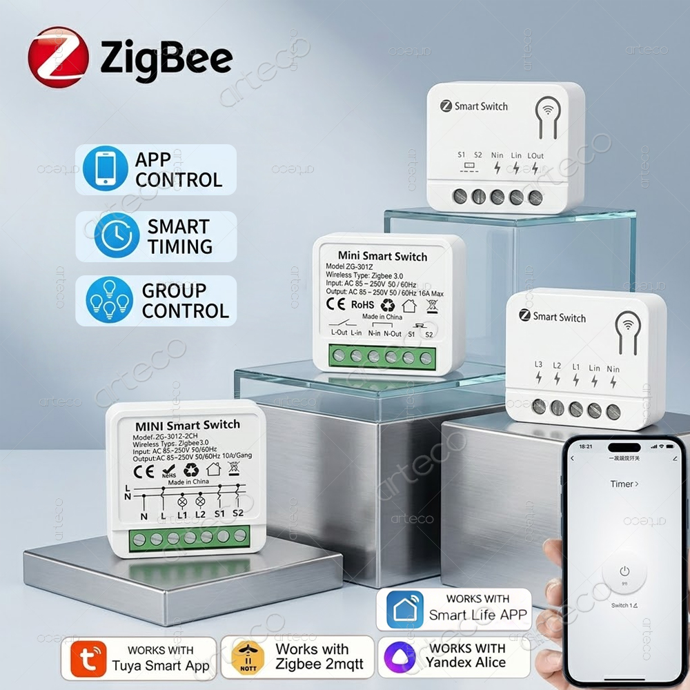 Tuya Zigbee 미니 DIY 스마트 스위치 모듈  - Smart Home Automation Diy 리뷰 및 가격