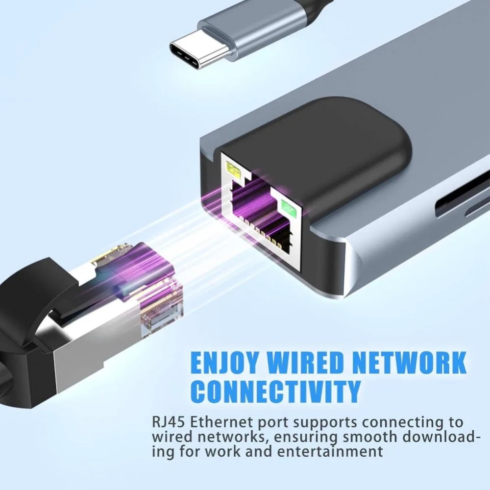 USB C 허브 8/7 in 1 4K HDMI 어댑터  - Home Assistant Sd 리뷰 및 가격