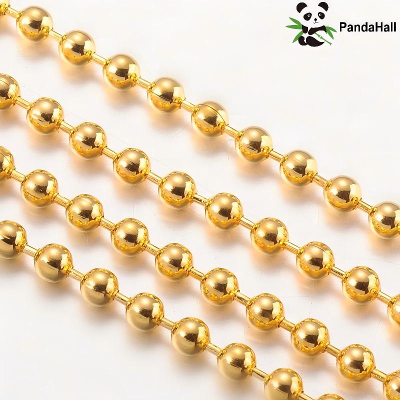 PandaHall 50m/롤 솔더드 아이언 볼 체인,  - Diy Automation 리뷰 및 가격