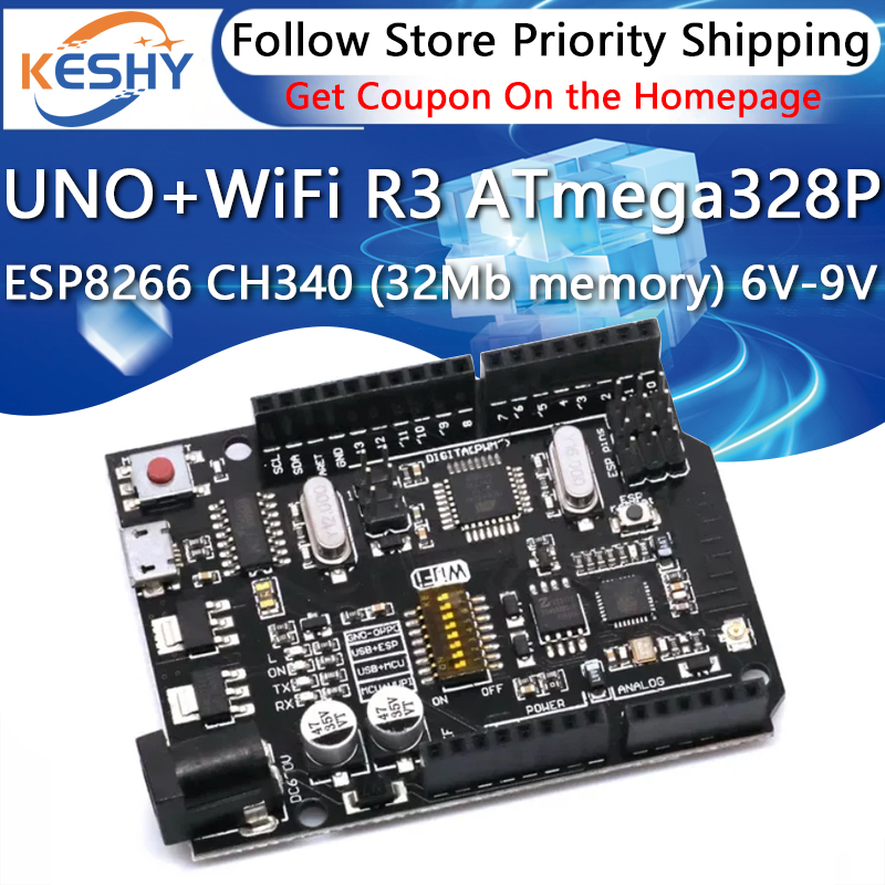 UNO+WiFi R3 ATmega328P+ESP8266 - Esp8266 Nodemcu Board 리뷰 및 가격